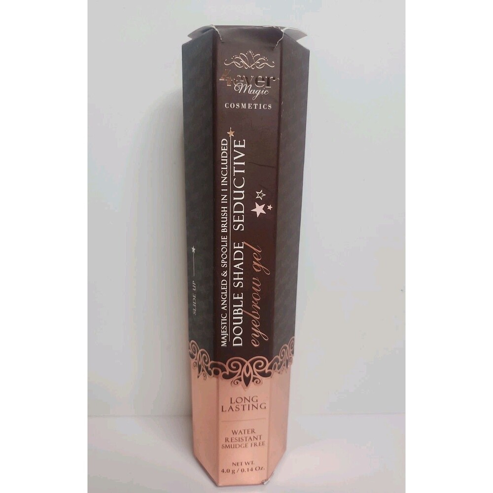 4ever Magic Cosmetics Double Shade Eyebrow Gel + Brush 0.14 oz - Mystical Taupe
